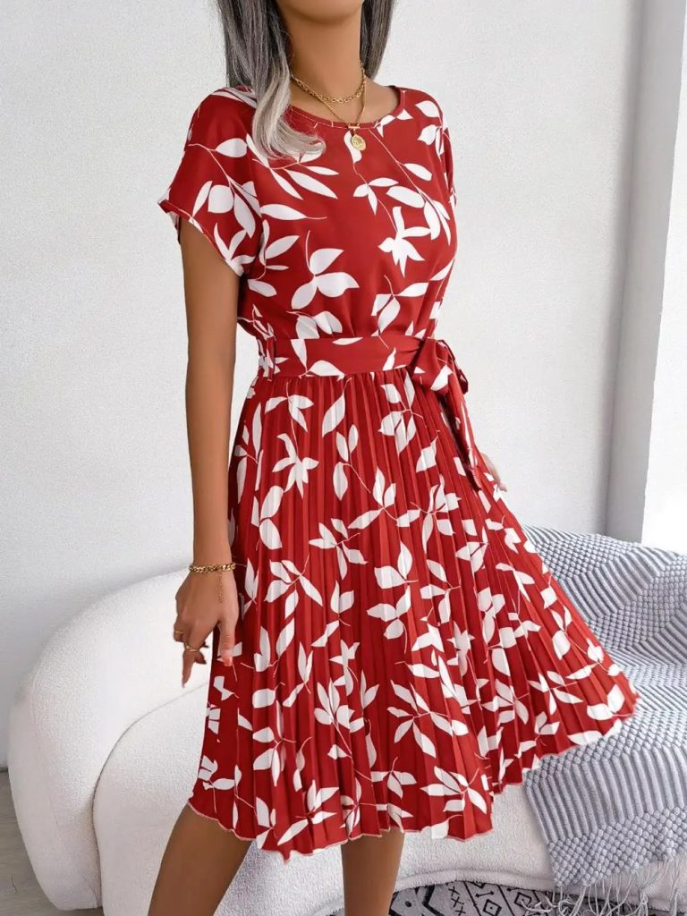 Robe Fleurie Avec Poches De La Marque Flowers - Taille 6, Style Fit & Flare Sans Manches, Neuve